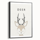 Deer Nursery Wall Art - Baby Room Decor for Kids