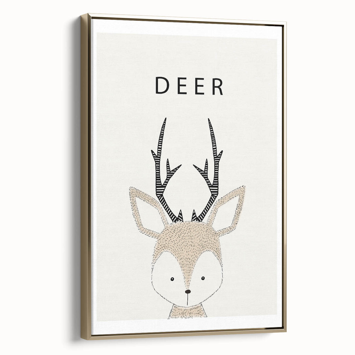 Deer Nursery Wall Art - Baby Room Decor for Kids