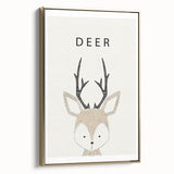 Deer Nursery Wall Art - Baby Room Decor for Kids