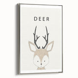 Deer Nursery Wall Art - Baby Room Decor for Kids
