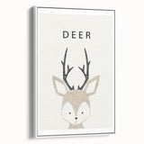 Deer Nursery Wall Art - Baby Room Decor for Kids