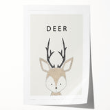 Deer Nursery Wall Art - Baby Room Decor for Kids