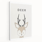 Deer Nursery Wall Art - Baby Room Decor for Kids