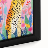 Acrylic Glass Art for Kids – Fun Leopard and Floral Print
