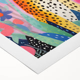 Acrylic Glass Art for Kids – Fun Leopard and Floral Print