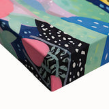 Acrylic Glass Art for Kids – Fun Leopard and Floral Print