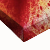 Black and white landscape art painting on stretched canvas featuring close-up floral details, ideal for bedroom wall decor.