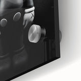 Modern Pop Art Wall Art - Black & White KAWS Inspired Canvas Print