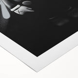 Modern Pop Art Wall Art - Black & White KAWS Inspired Canvas Print