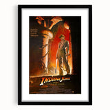Retro Indiana Jones Temple of Doom Poster Art - Vintage Adventure Prints