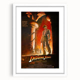 Retro Indiana Jones Temple of Doom Poster Art - Vintage Adventure Prints
