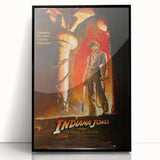 Retro Indiana Jones Temple of Doom Poster Art - Vintage Adventure Prints