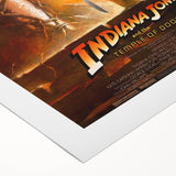 Retro Indiana Jones Temple of Doom Poster Art - Vintage Adventure Prints