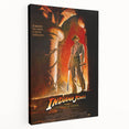 Retro Indiana Jones Temple of Doom Poster Art - Vintage Adventure Prints