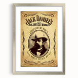Retro Jack Daniel's Vintage Print – Classic Whiskey Wall Art