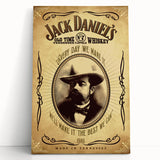 Retro Jack Daniel's Vintage Print – Classic Whiskey Wall Art