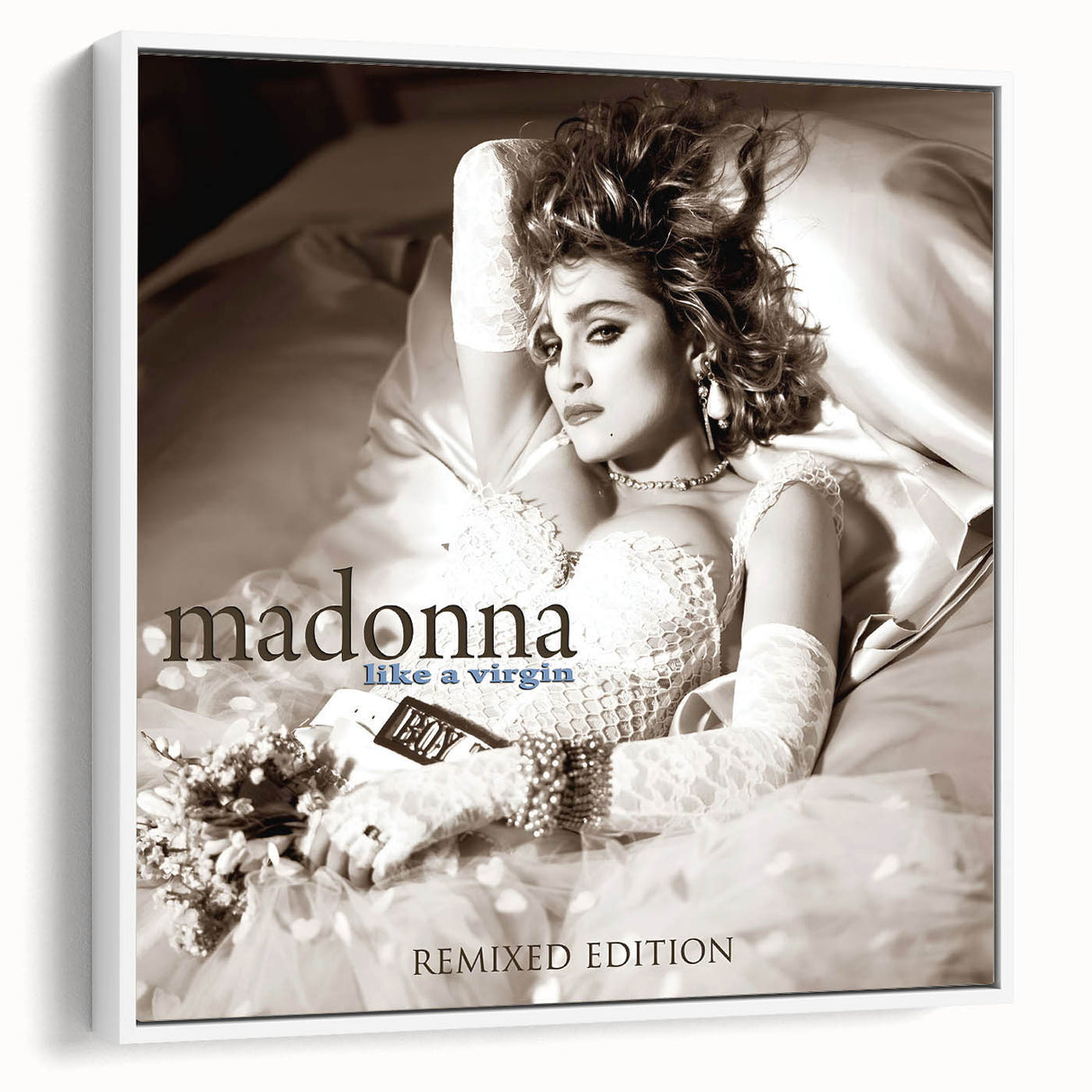 Madonna Retro Wall Art – Like a Virgin Vintage Canvas Print