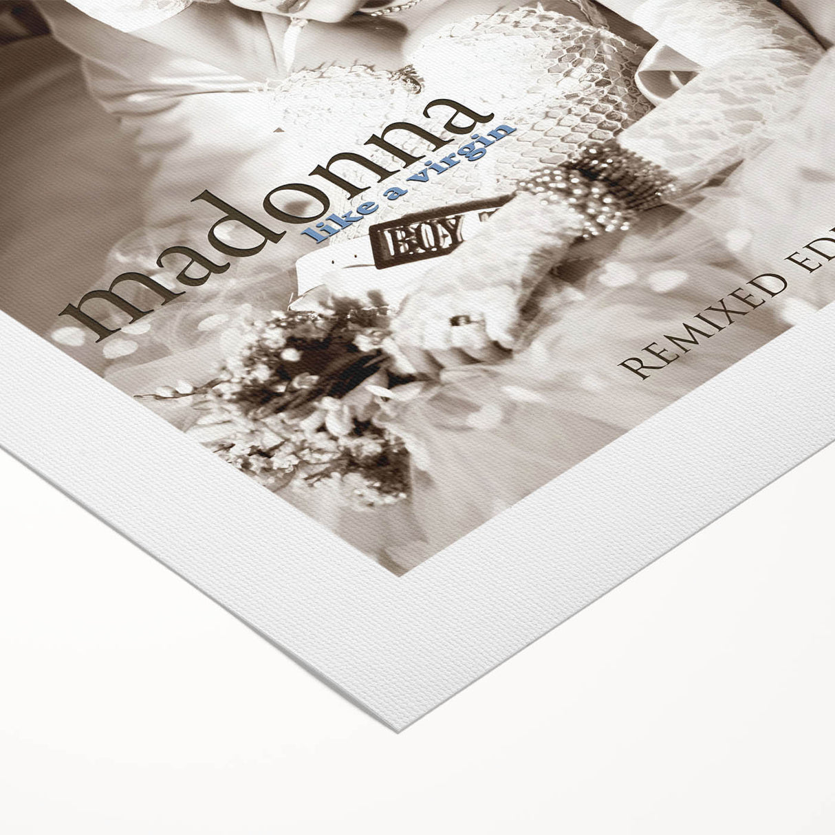 Madonna Retro Wall Art – Like a Virgin Vintage Canvas Print