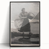 Classic Realism Print | Inside the Bar - Timeless Coastal Scene