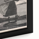Classic Realism Print | Inside the Bar - Timeless Coastal Scene