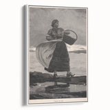 Classic Realism Print | Inside the Bar - Timeless Coastal Scene