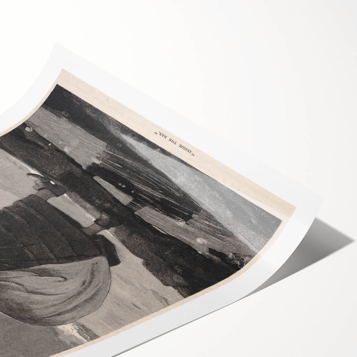 Classic Realism Print | Inside the Bar - Timeless Coastal Scene