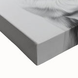 Pug Bathroom Wall Art - Modern Black and White Bathroom Decor