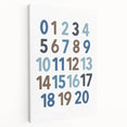 Counting Numbers Wall Art - Boys Room Wall Art Kids Wall Art Prints