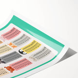 Times Tables - Kids Educational Wall Art Multiplication Chart