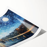 Extra large wall art featuring line art flowers in soft gray tones on a rolled print, ideal for large living room decor.