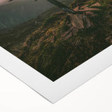 Art deco poster featuring a spring-themed design in pastel colors on rolled canvas.