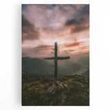 Black and white abstract floral design on large stretched canvas, suitable for kitchen art.