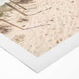 Art Deco poster of a summer scene in soft pastel hues on rolled canvas, suitable for dining room or bathroom wall art.