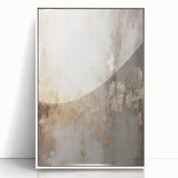 Art deco poster featuring a winter scene in muted blue and white tones on framed acrylic, ideal for nursery wall decor.