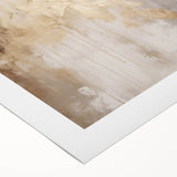 Art deco poster featuring a winter scene in muted blue and gray tones on rolled canvas, suitable for dining room decor.