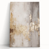 Winter landscape in black and white on large stretched canvas, ideal for kitchen wall art or bedroom decor.