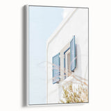 Extra large vintage poster art on canvas, featuring colorful abstract designs against a black background.