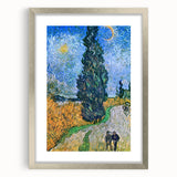 Extra large abstract art print with textured design in vibrant colors on a silver-framed canvas, ideal for living room decor.