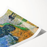 Extra large wall art featuring line art flowers in neutral tones on a rolled canvas, suitable for large living room decor.