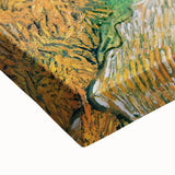 Large art canvas depicting a black and white landscape painting, ideal for bedroom wall decor.