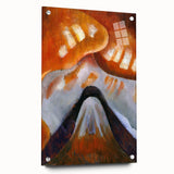 Abstract Modern Art - Minimalist Mountain Design Wall Decor