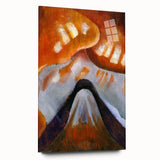 Abstract Modern Art - Minimalist Mountain Design Wall Decor