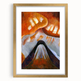 Abstract Modern Art - Minimalist Mountain Design Wall Decor