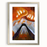 Abstract Modern Art - Minimalist Mountain Design Wall Decor