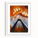 Abstract Modern Art - Minimalist Mountain Design Wall Decor