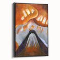 Abstract Modern Art - Minimalist Mountain Design Wall Decor