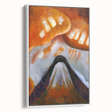 Abstract Modern Art - Minimalist Mountain Design Wall Decor