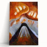 Abstract Modern Art - Minimalist Mountain Design Wall Decor