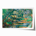 The Brook: Paul Cézanne's Impressionist Landscape Wall Art