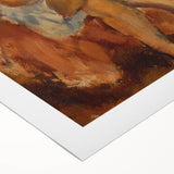 Modern Wall Art - Abstract Seated Figure for Minimalist Decor